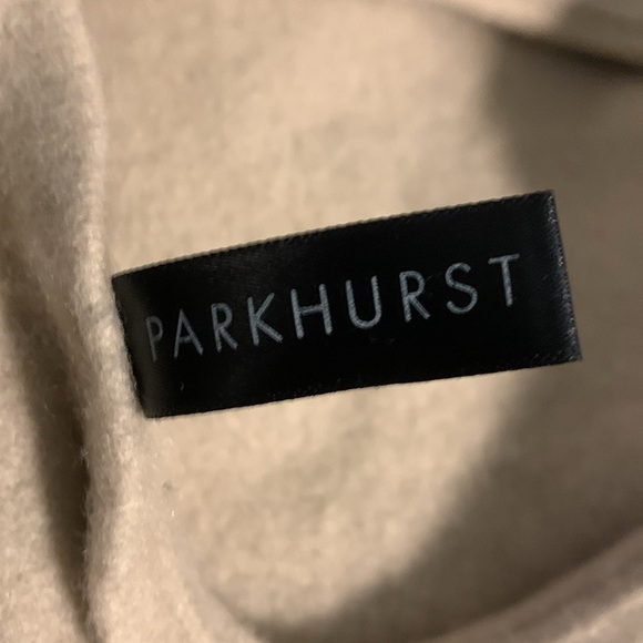 Parkhurst Beige Wool Beret Made in Canada - Picture 5 of 7